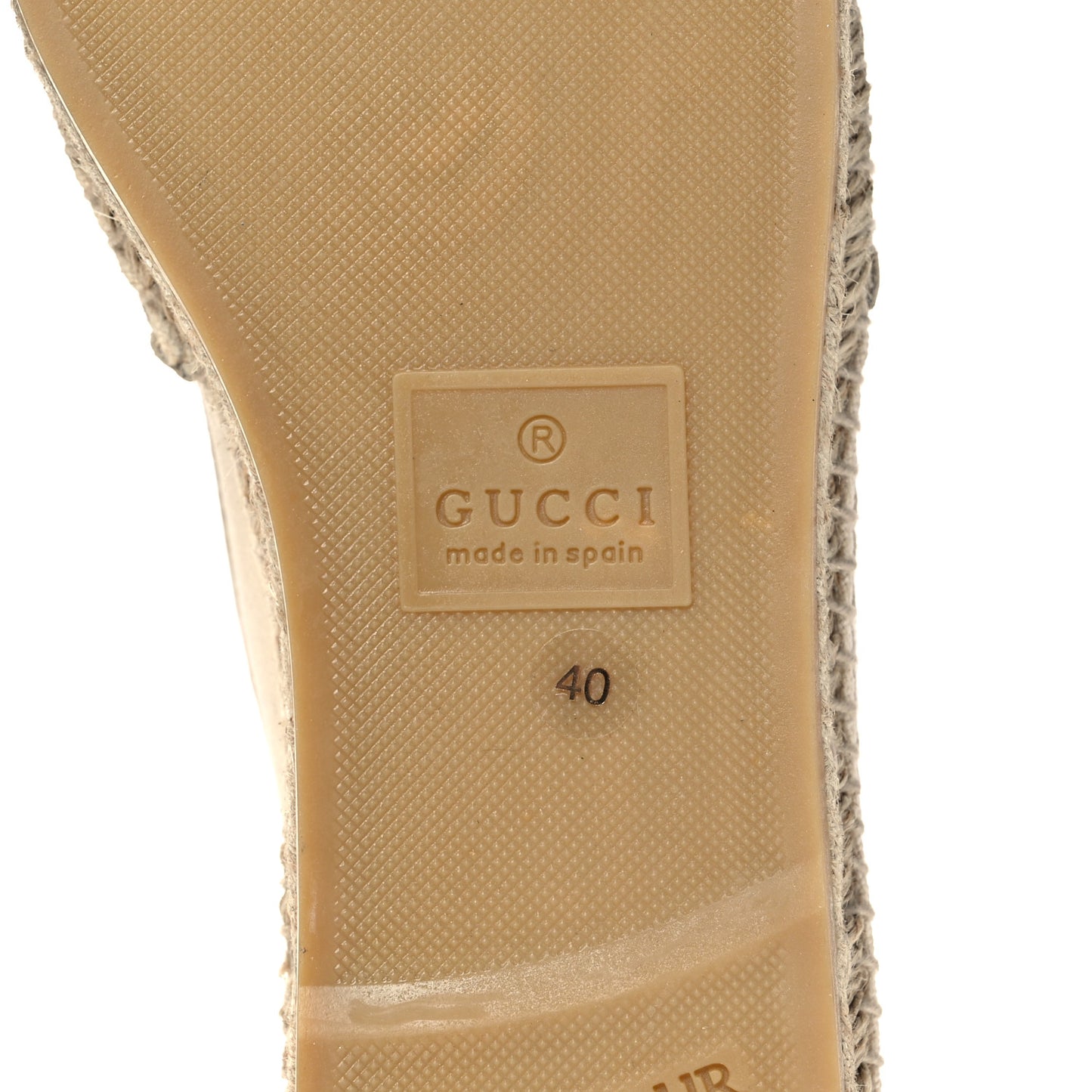 Canvas Logo Espadrilles 40 Greggio White