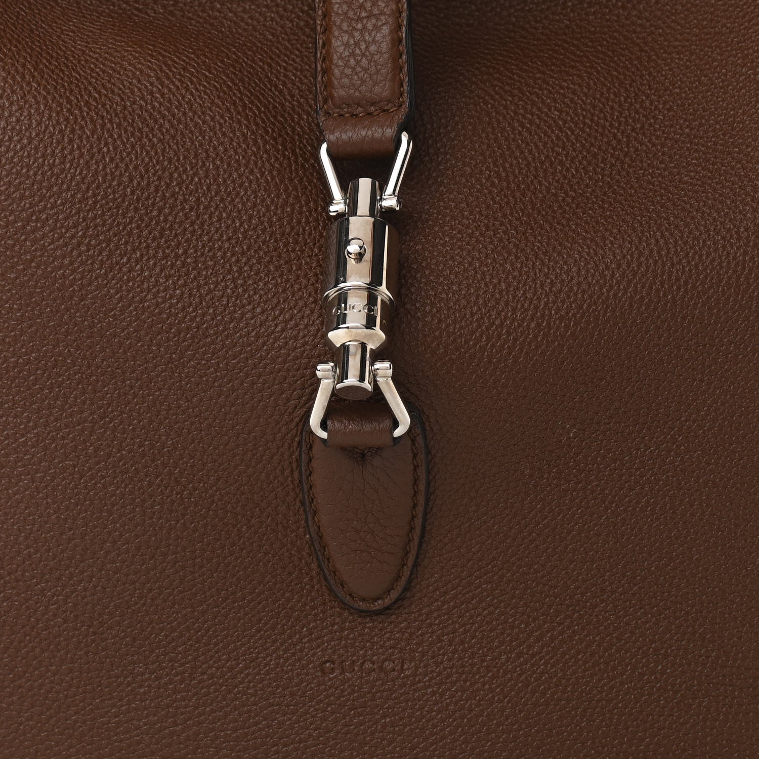 Gucci Soft Grained Calfskin Large Jackie Hobo Nut Brown 9 of 12