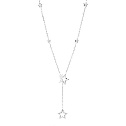 Tiffany Sterling Silver Star Lariat Necklace 1 of 4
