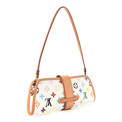 Louis Vuitton Monogram Multicolor Shirley White 3 of 8