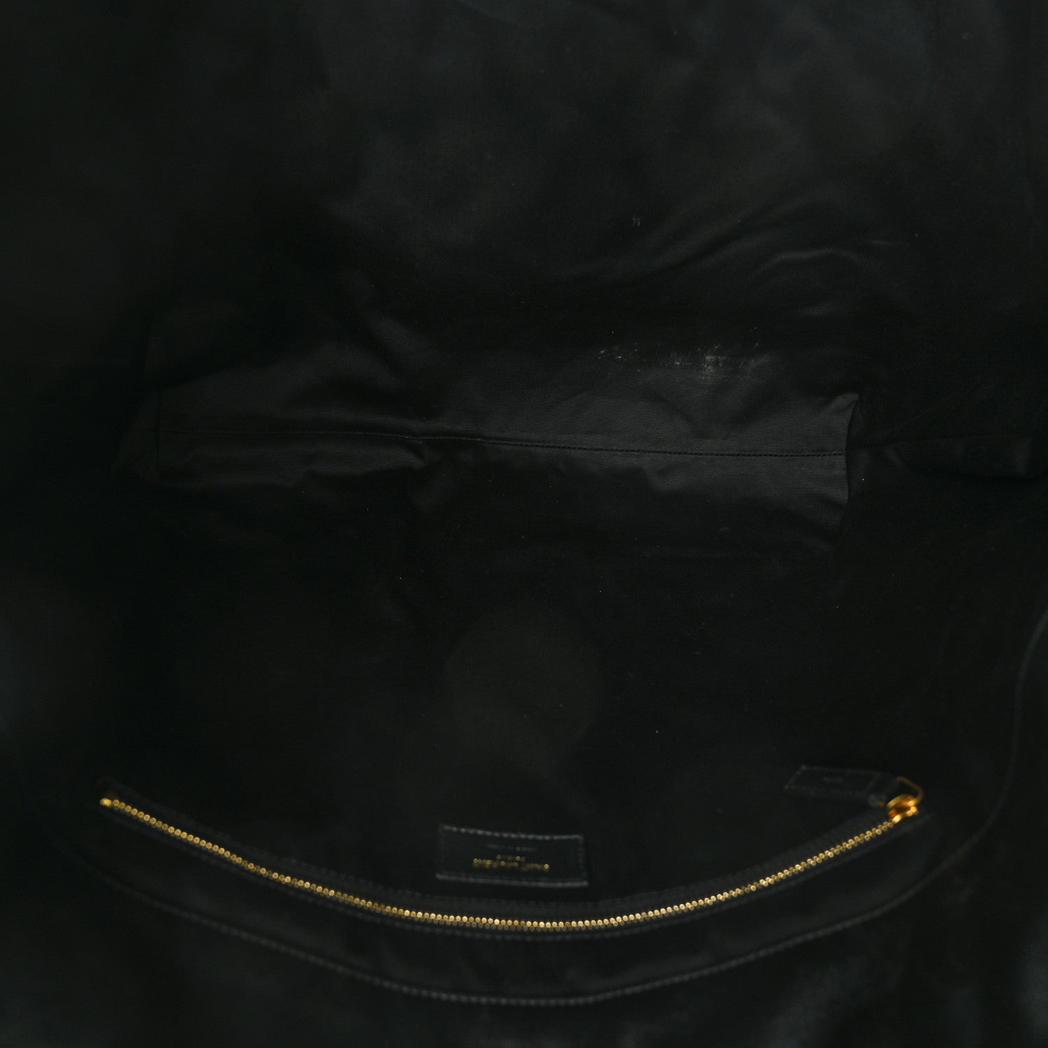 Saint Laurent Lambskin Quilted Maxi Icare Shopping Tote Black 6 of 10