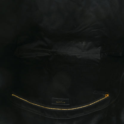 Saint Laurent Lambskin Quilted Maxi Icare Shopping Tote Black 6 of 10