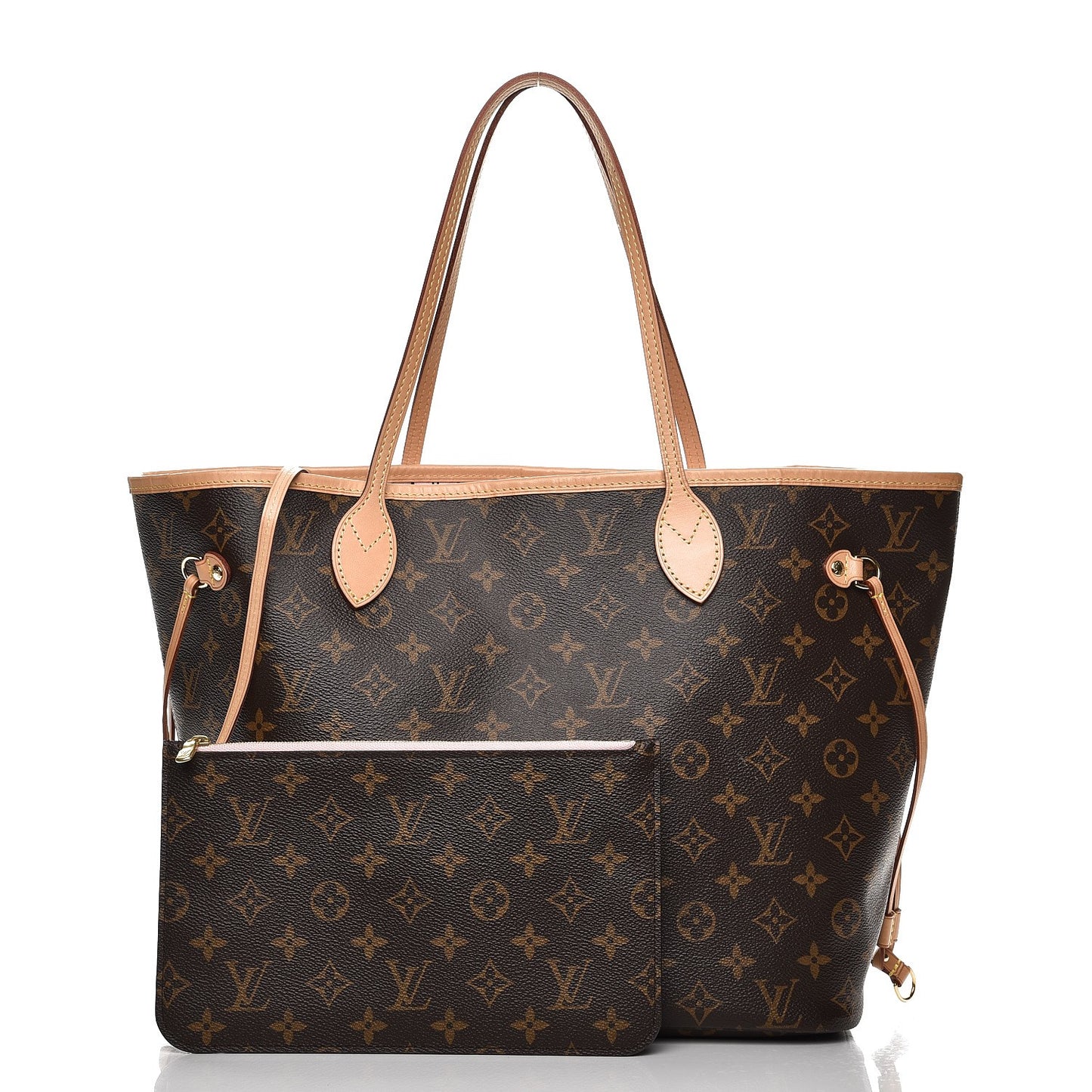 Monogram Neo Neverfull MM Rose Ballerine