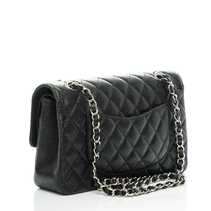 Chanel Caviar Quilted Medium Double Flap Black 3 of 8