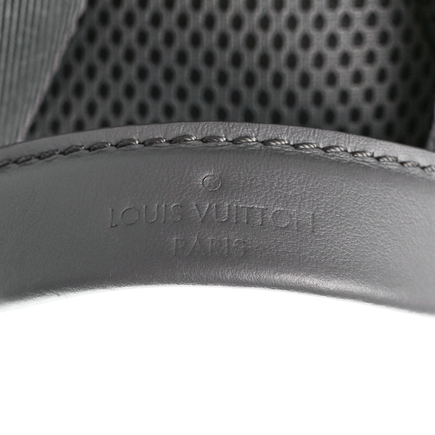 Louis Vuitton Grained Calfskin Aerogram Takeoff Backpack Grey 7 of 13