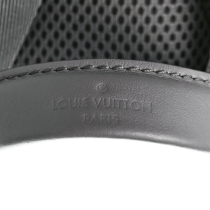 Louis Vuitton Grained Calfskin Aerogram Takeoff Backpack Grey 7 of 13