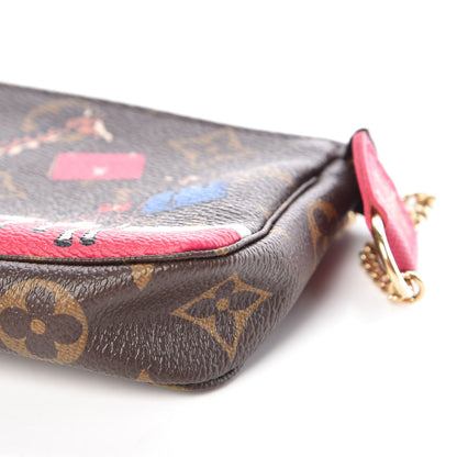 Louis Vuitton Monogram 2017 Christmas Animation Mini Pochette Accessories 9 of 9