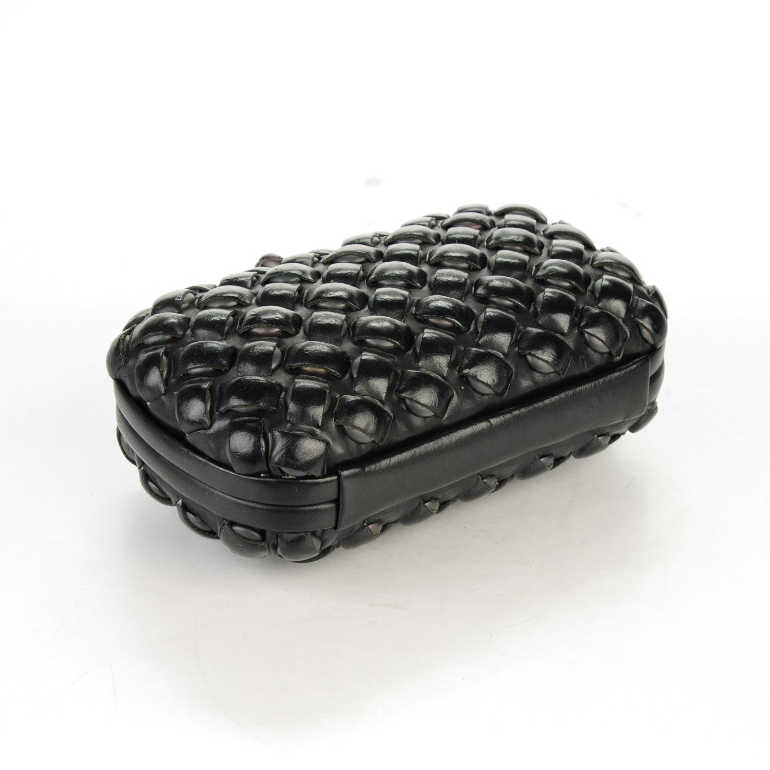 Bottega Veneta Nappa Intrecciato Knot Clutch Nero Black 4 of 6