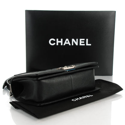 Chanel Caviar Quilted Medium Boy Flap Black 4 of 8