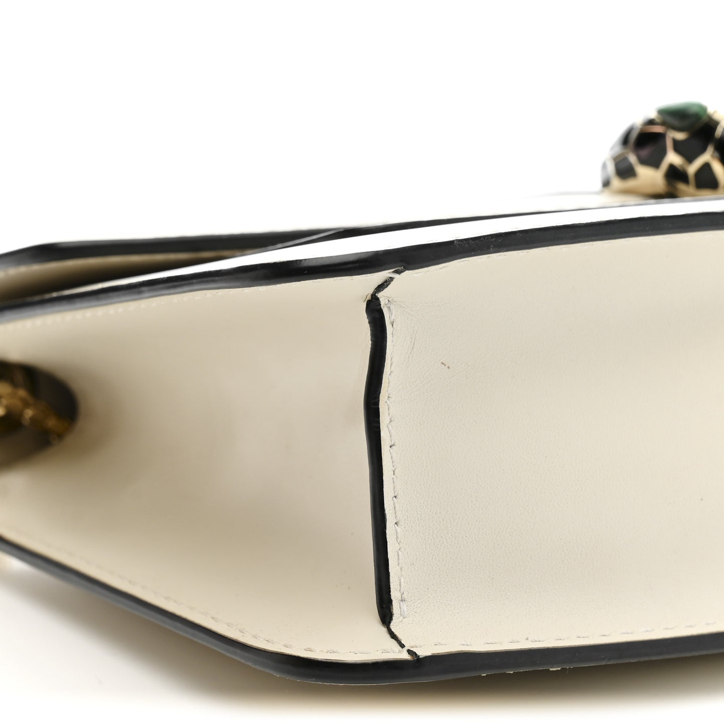 Calfskin Serpenti Forever Crossbody Bag White Agate