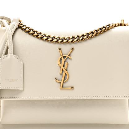 Saint Laurent Calfskin Medium Monogram Sunset Crema Soft 7 of 9