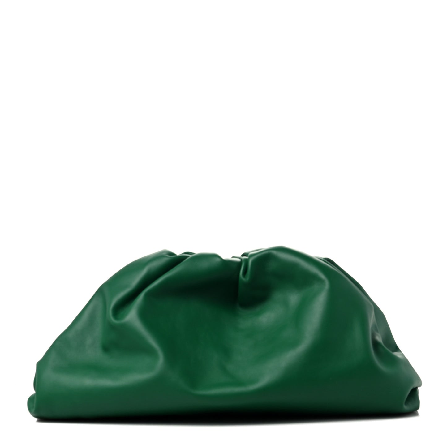 Smooth Butter Calf The Pouch Oversized Clutch Racing Green