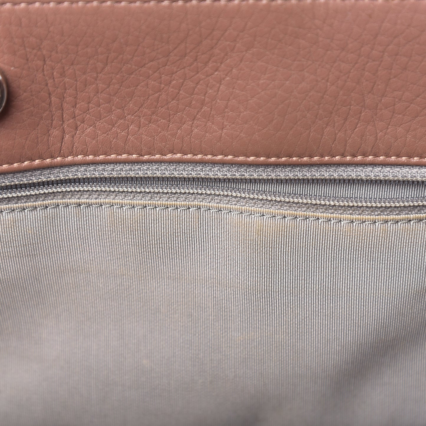 Calfskin Cerf Executive Shopper Tote Light Brown