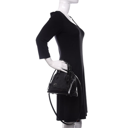 Louis Vuitton Vernis Alma BB Noir Magnetique 3 of 10