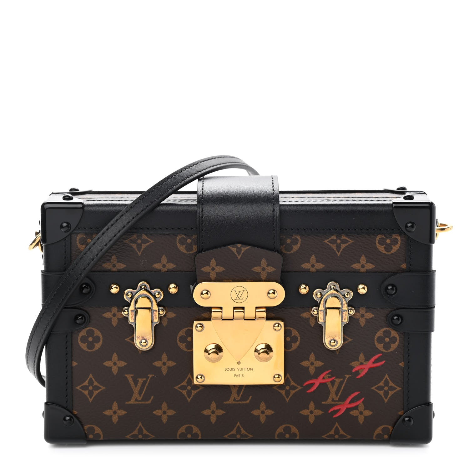 Louis Vuitton Monogram Petite Malle Black 1 of 8