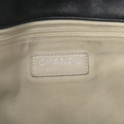 Chanel Washed Lambskin Quilted Maxi Chain Around Flap Black 6 of 13