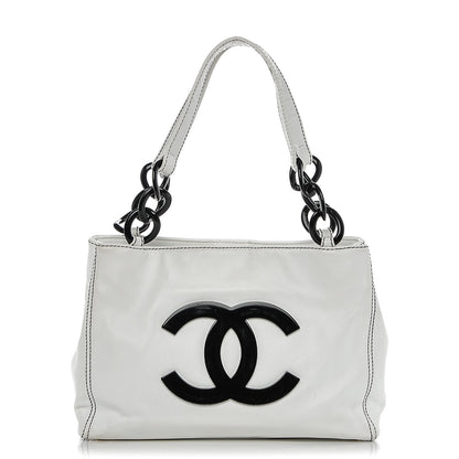 Chanel Caviar Bekko Chain Tote White 1 of 9