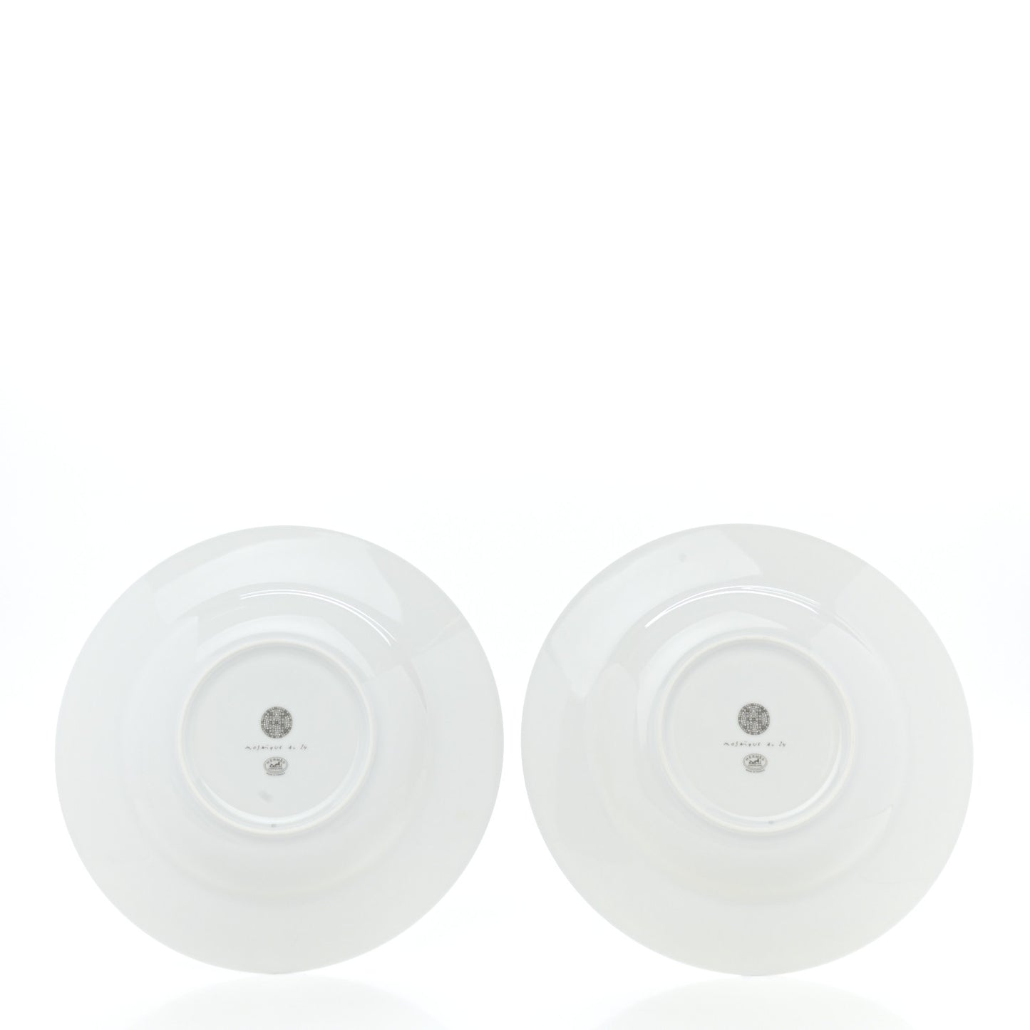 Porcelain Mosaique Au 24 Platine Soup Bowl Set of 2