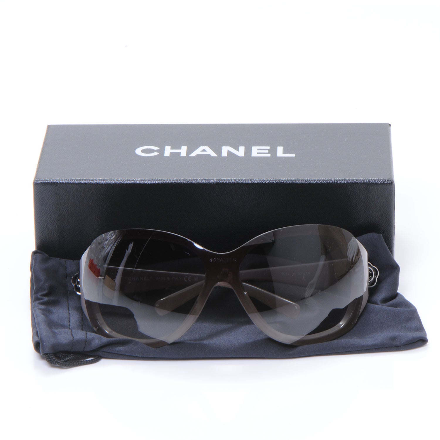 Chanel Camellia CC Sunglasses 6032 White 6 of 6