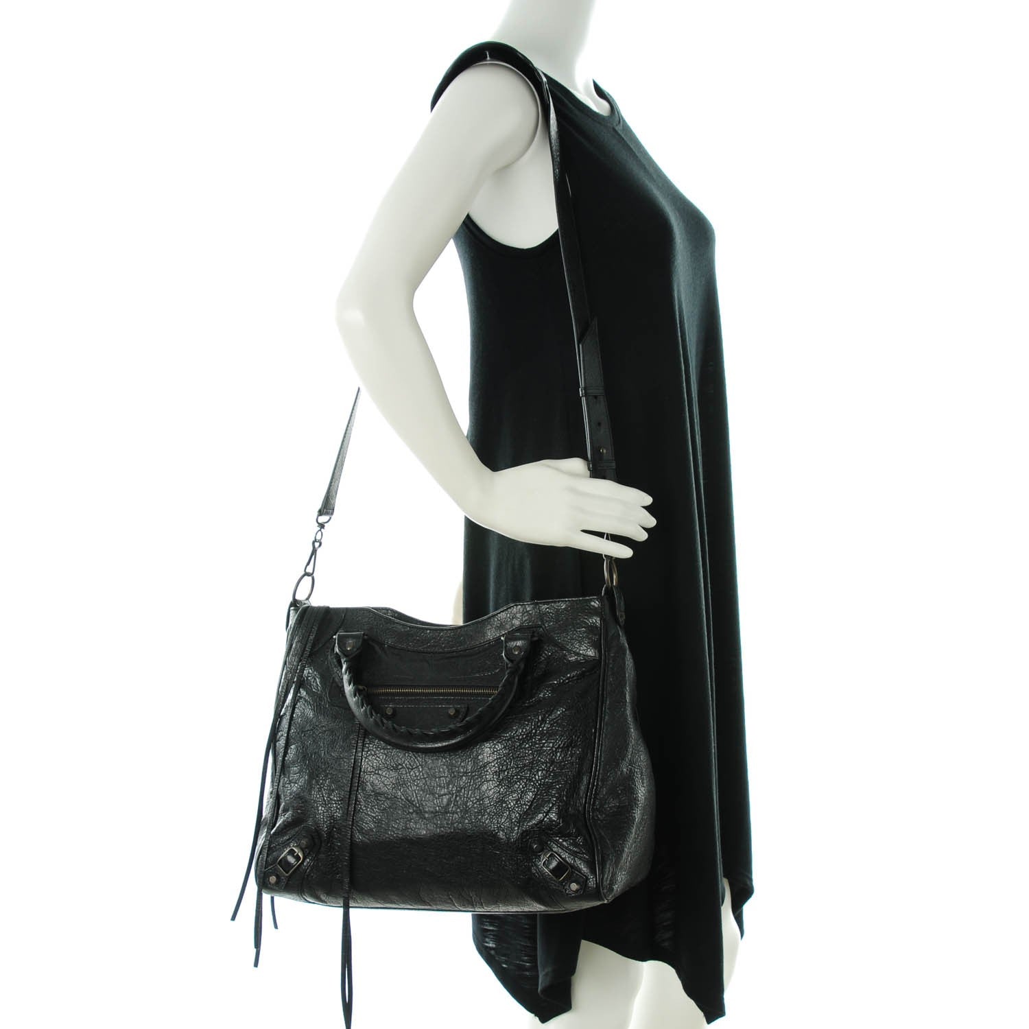 Balenciaga Agneau Classic Hardware Velo Black 2 of 8