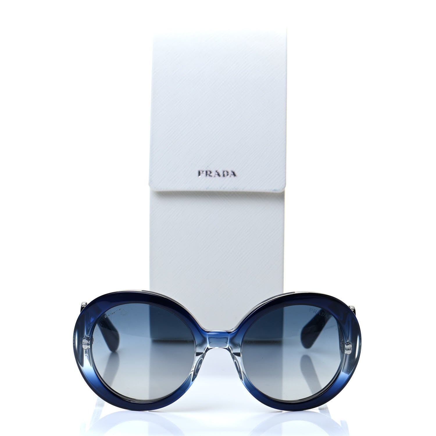 Prada Baroque Sunglasses SPR 27N Blue 7 of 7