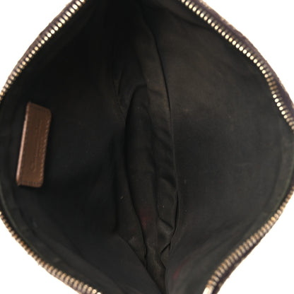 Christian Dior Monogram Mini Saddle Pochette Brown 4 of 15
