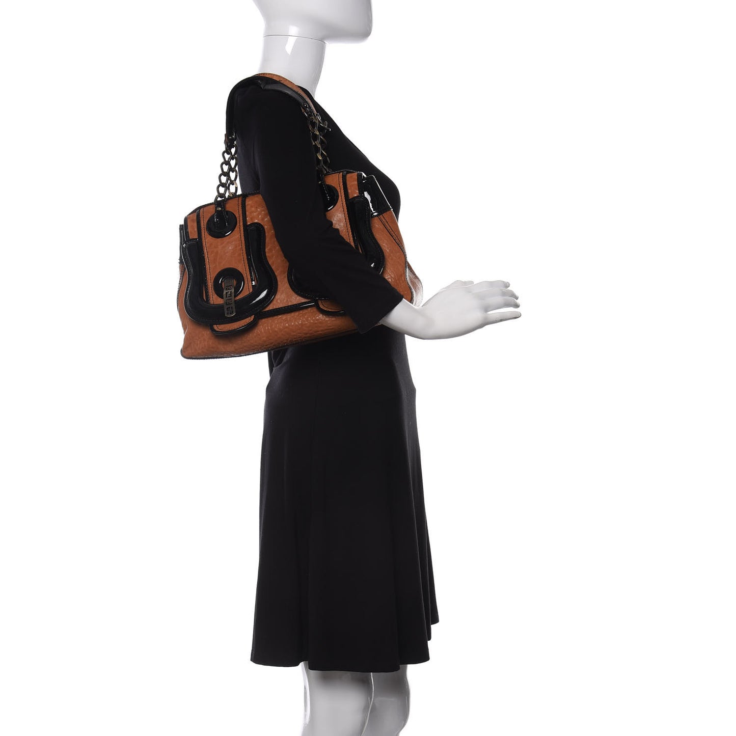 Nappa Patent B Bag Osso Black