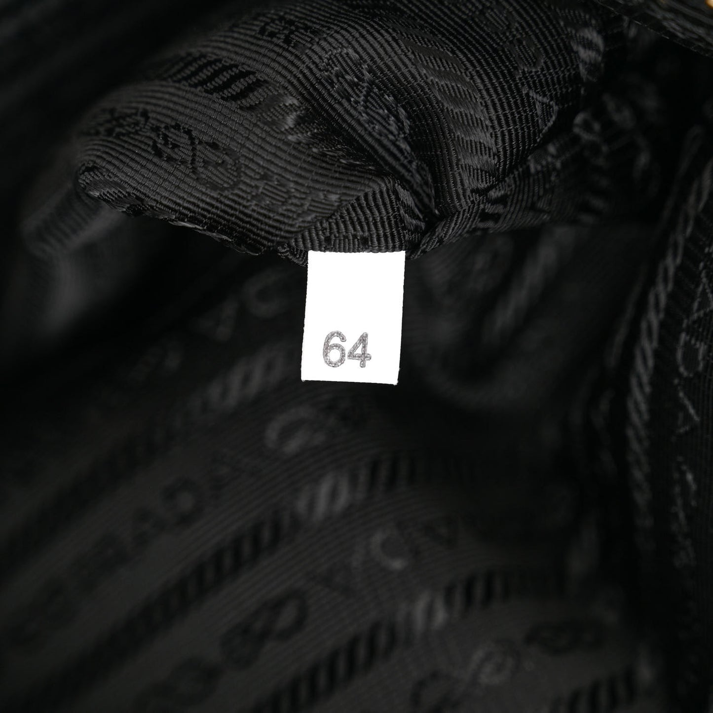 Vitello Daino Tote Black