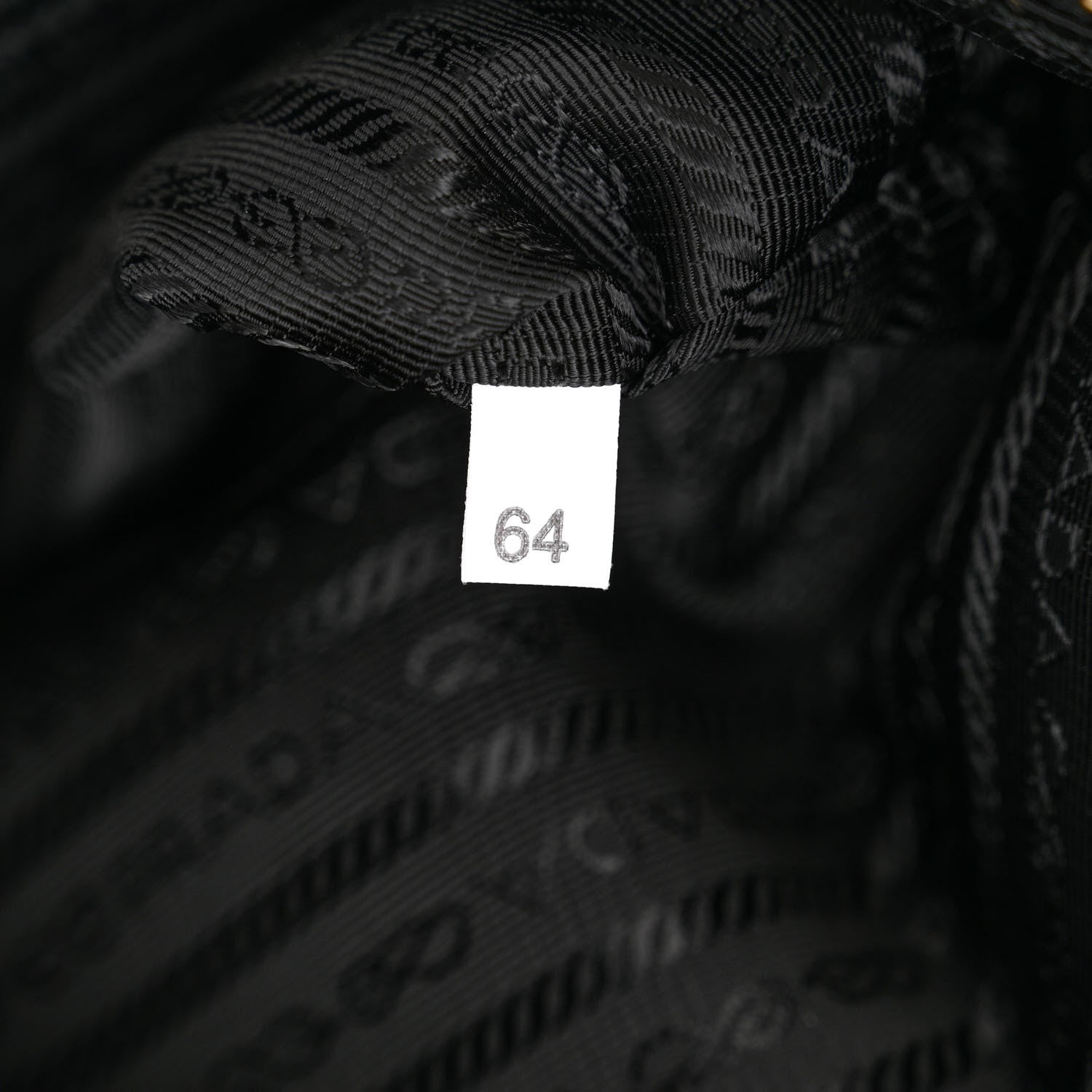 Prada Vitello Daino Tote Black 8 of 12