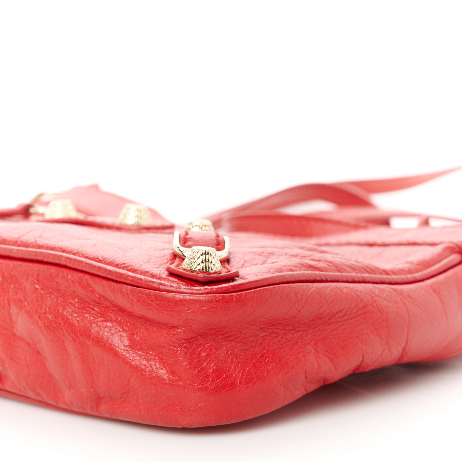 Balenciaga Agneau Giant 12 Gold Hardware Hip Rouge Cardinal 10 of 10