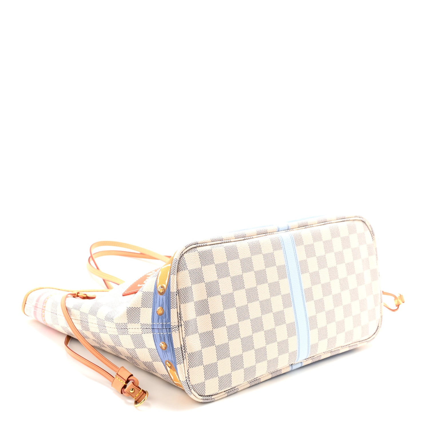 Louis Vuitton Damier Azur Summer Trunks Neo Neverfull MM 5 of 11