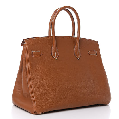 Hermes Togo Birkin 35 Gold 3 of 13