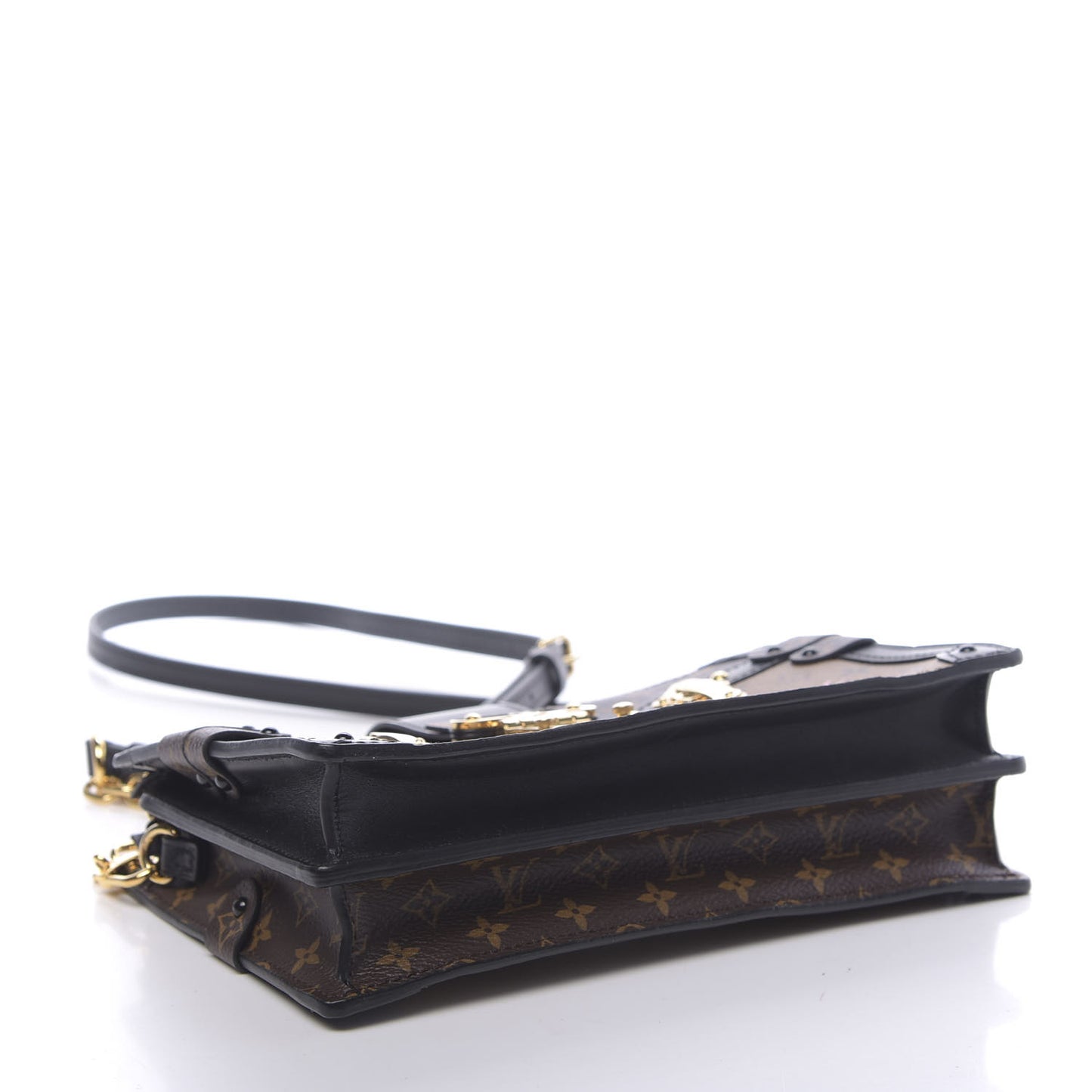 Reverse Monogram Trunk Clutch