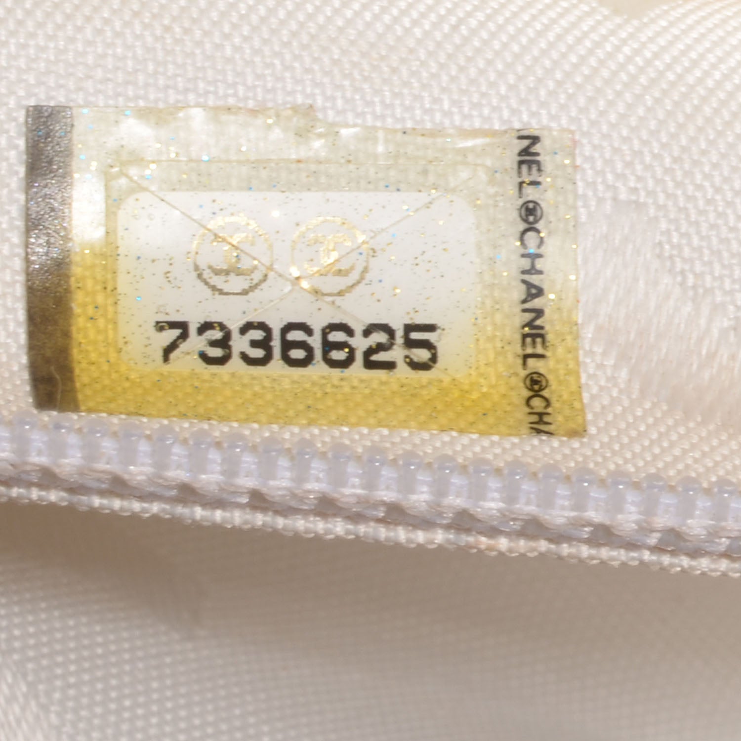 Chanel Patent Chocolate Bar East West Tote White 8 of 8