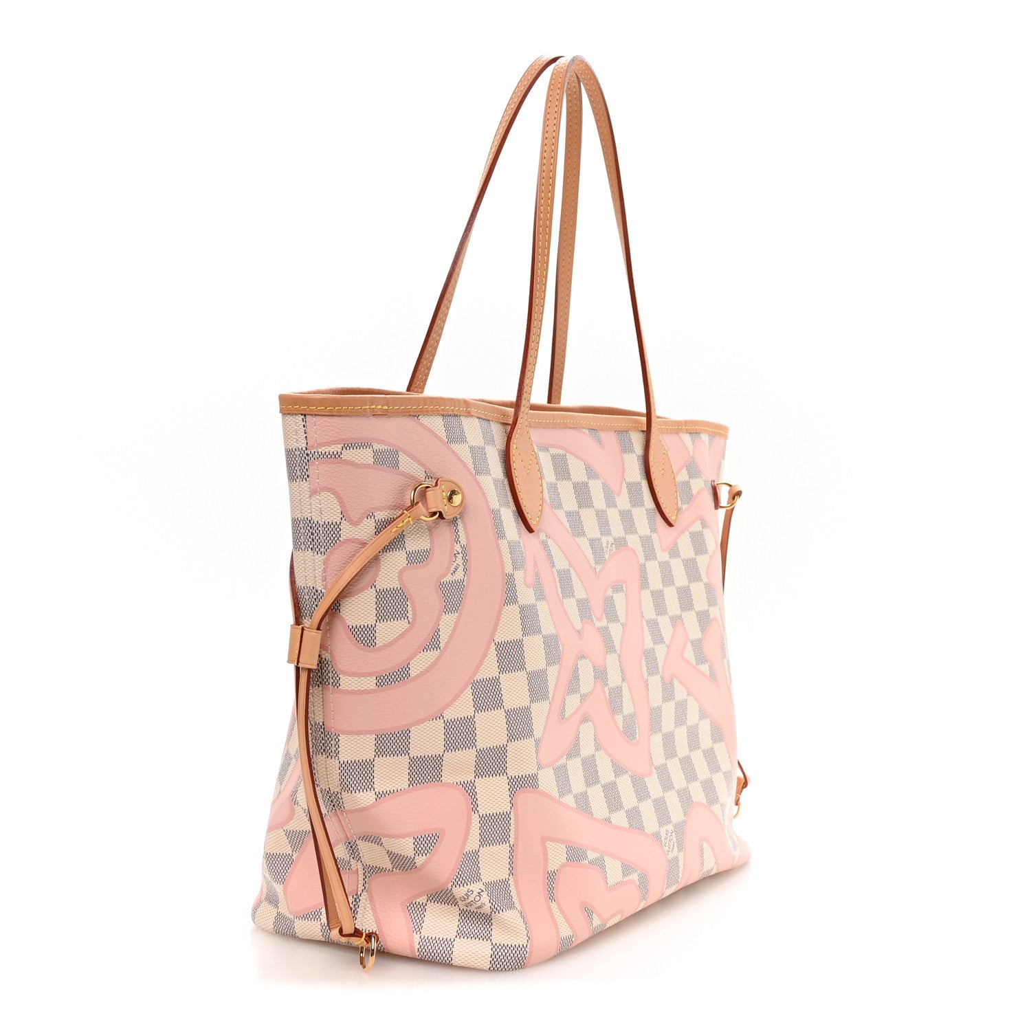 Louis Vuitton Damier Azur Tahitienne Neverfull MM 2 of 8