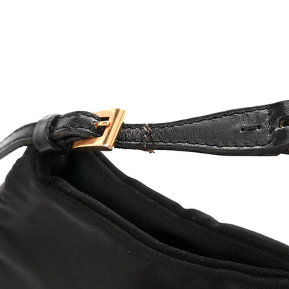 Prada Tessuto Light Nylon Chain Shoulder Bag Black 10 of 12