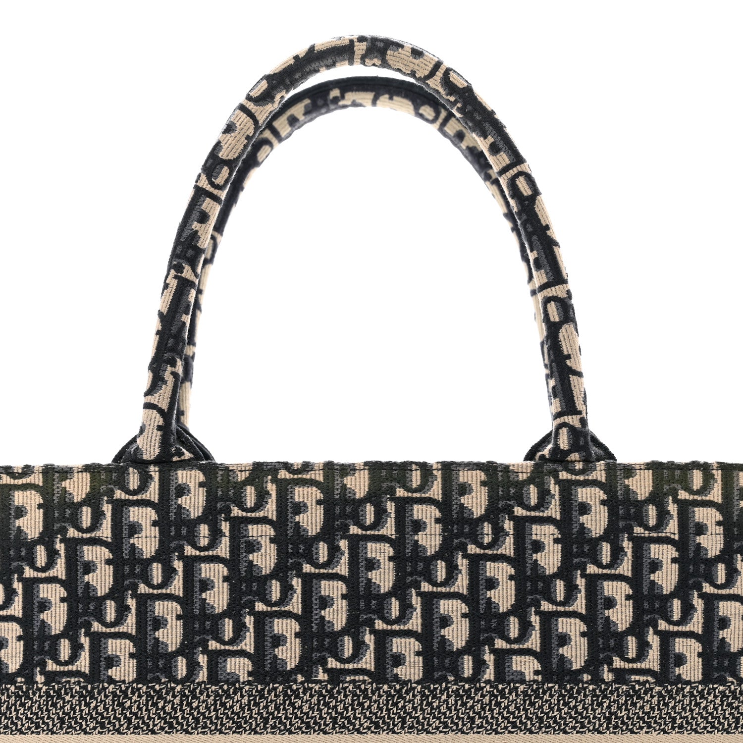 Christian Dior Oblique Medium Book Tote Blue Multicolor 5 of 12
