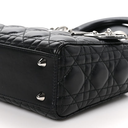 Christian Dior Lambskin Cannage Small Lucky Badges My Lady Dior Black 10 of 11