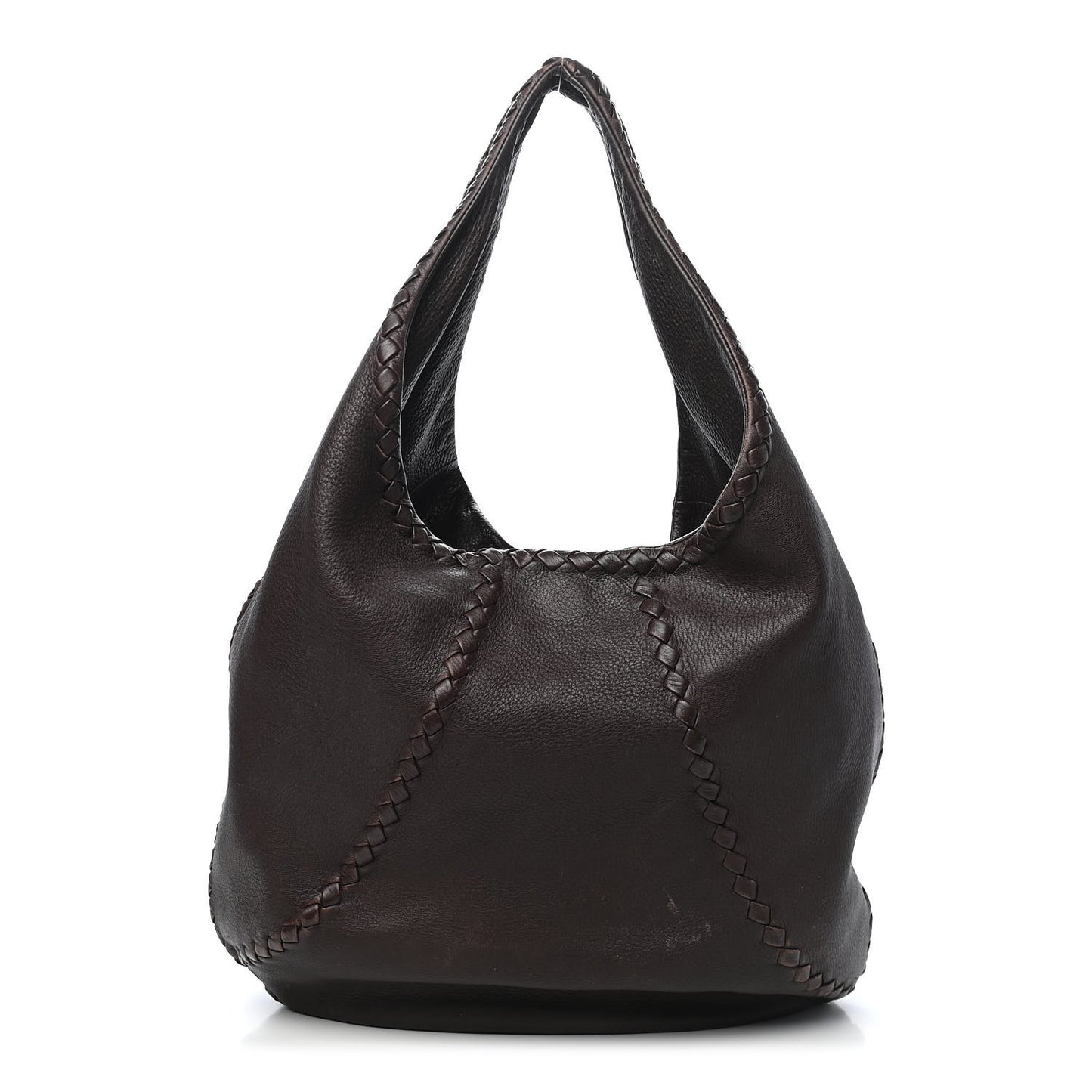 Cervo Deerskin Large Hobo Ebano