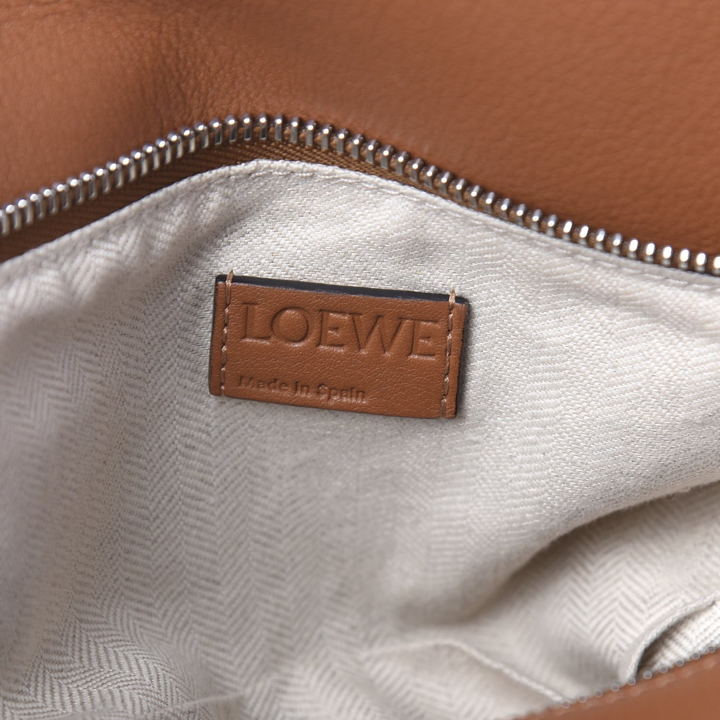 Calfskin Medium Puzzle Bag Tan