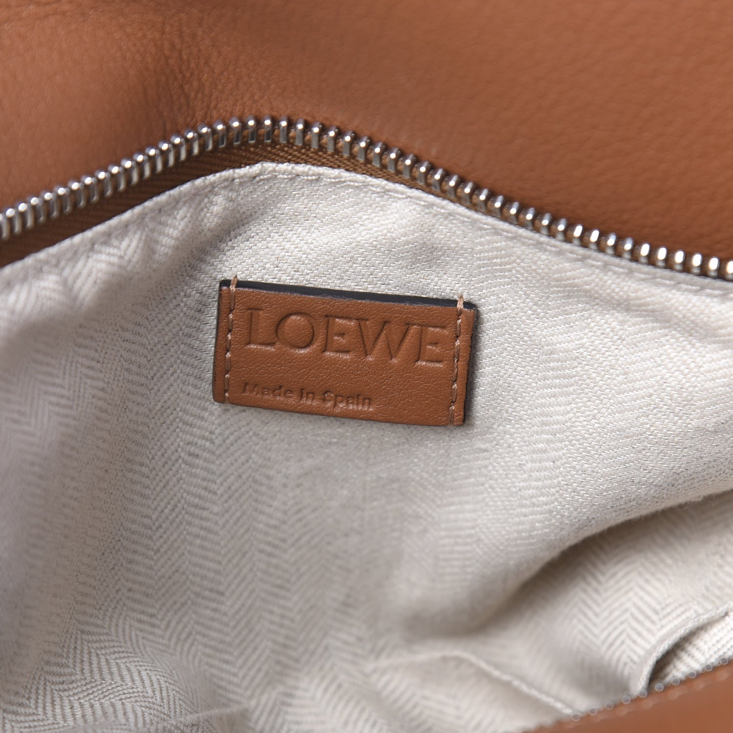 Loewe Calfskin Medium Puzzle Bag Tan 6 of 12