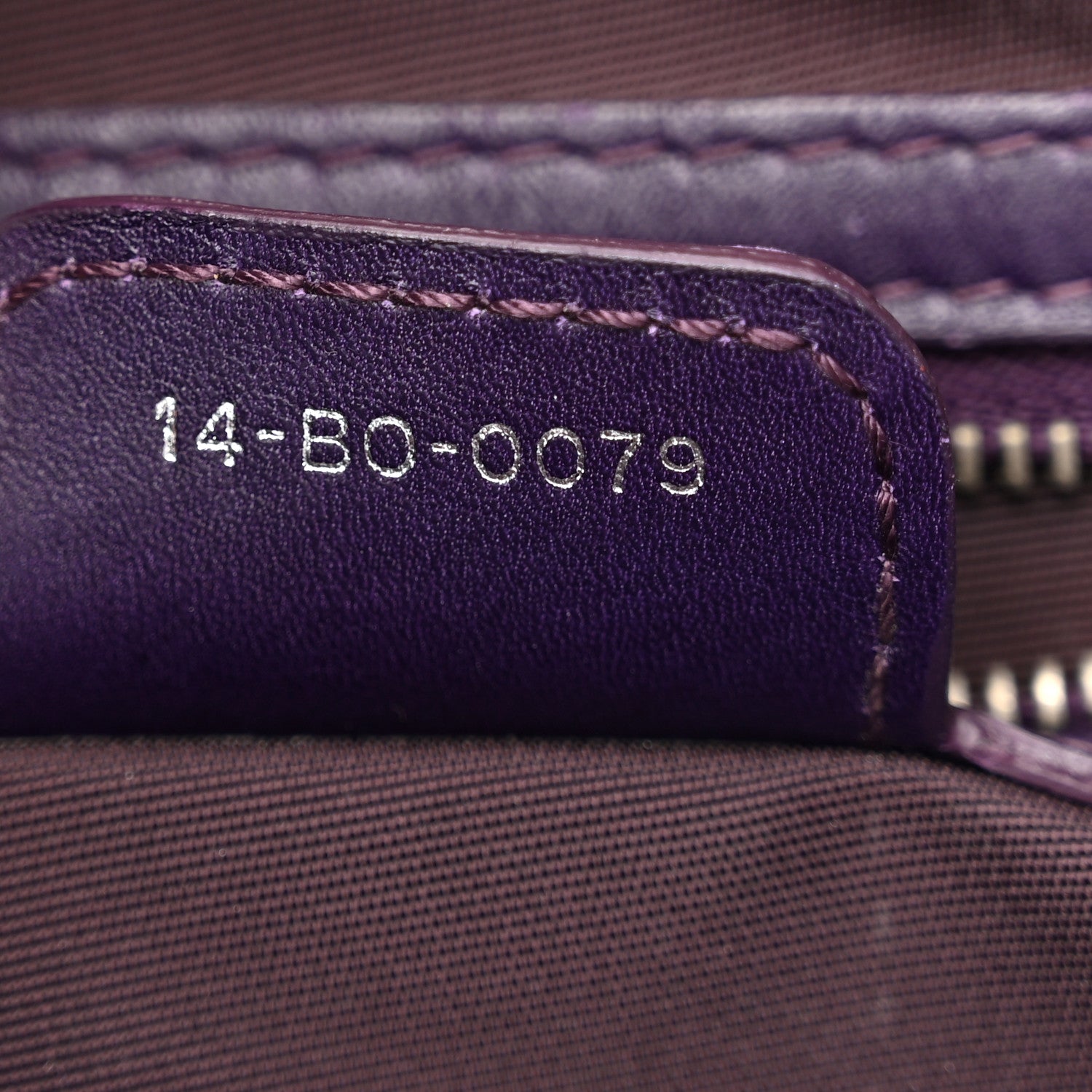 Christian Dior Coated Canvas Cannage Medium Panarea Tote Purple 7 of 20