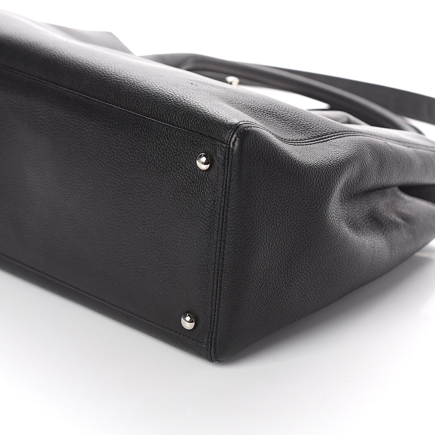 Chanel Calfskin Cerf Executive Shopper Tote Black 8 of 8