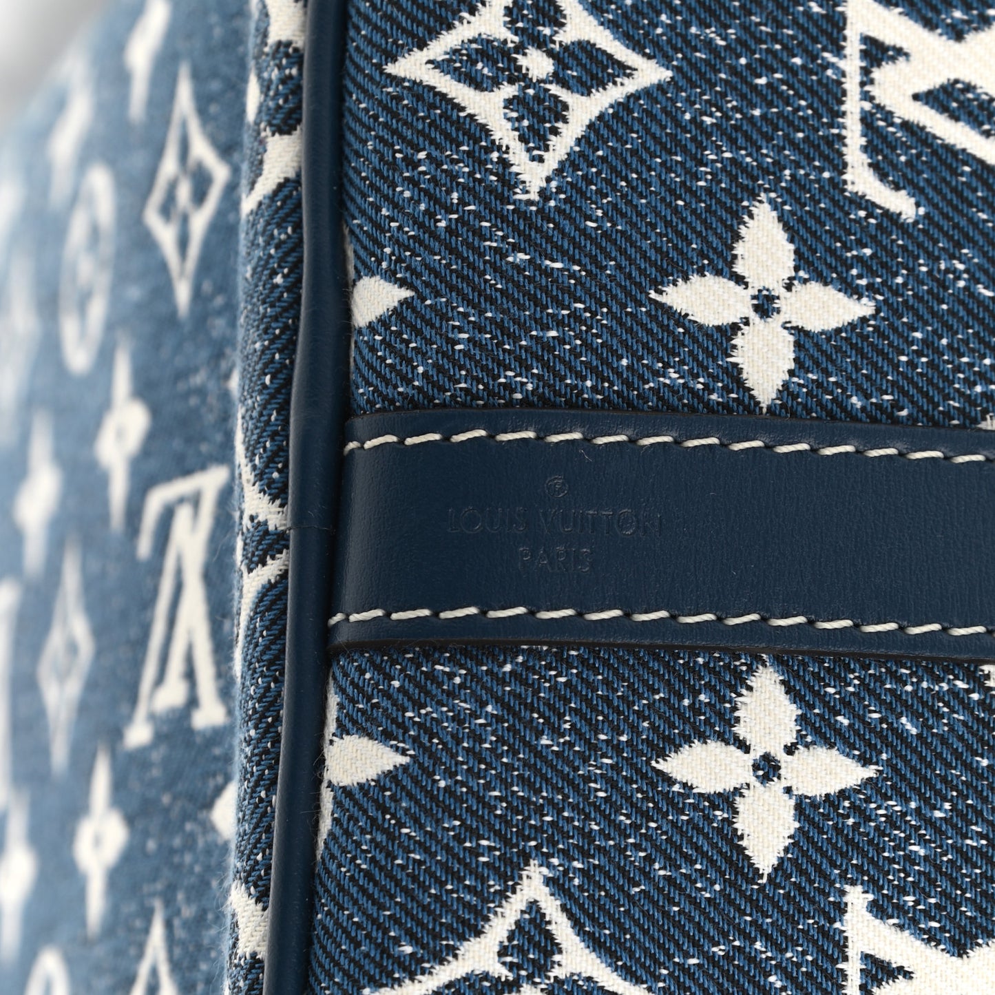 Monogram Jacquard Denim Speedy Bandouliere 25 Bleu