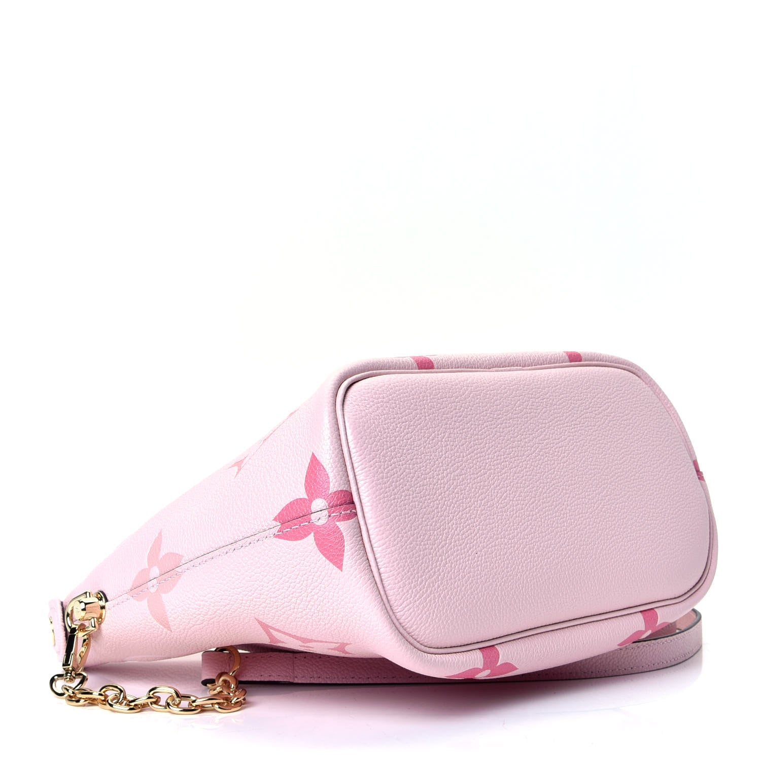 Louis Vuitton Empreinte Monogram Giant By The Pool Marshmallow Hobo PM Bouton De Rose 3 of 4
