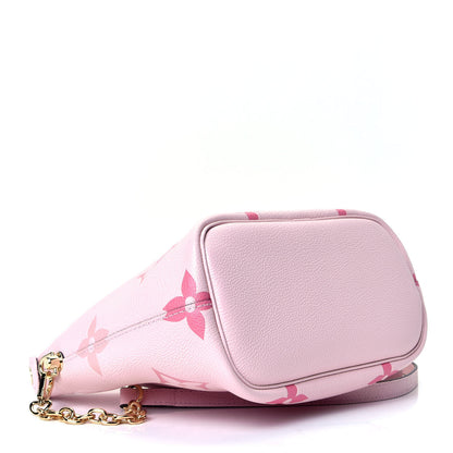 Louis Vuitton Empreinte Monogram Giant By The Pool Marshmallow Hobo PM Bouton De Rose 3 of 4