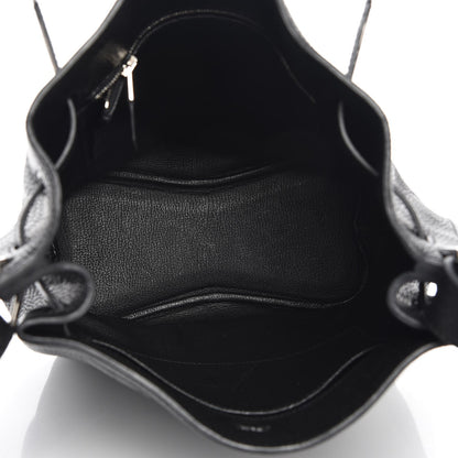 Hermes Taurillon Clemence So Kelly 22 Black 5 of 7