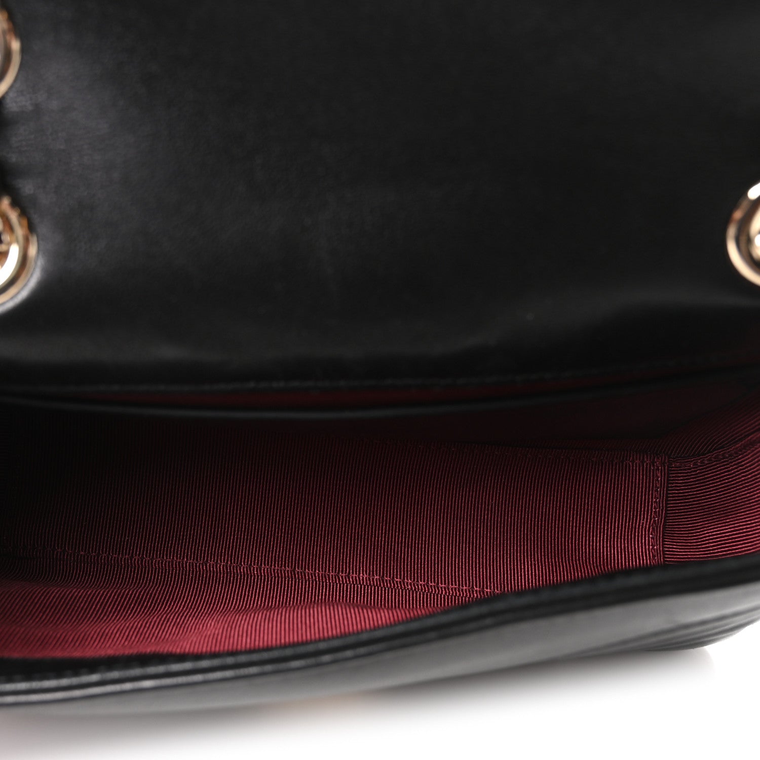 Gucci Lambskin Matelasse Small GG Marmont Shoulder Bag Black 5 of 11