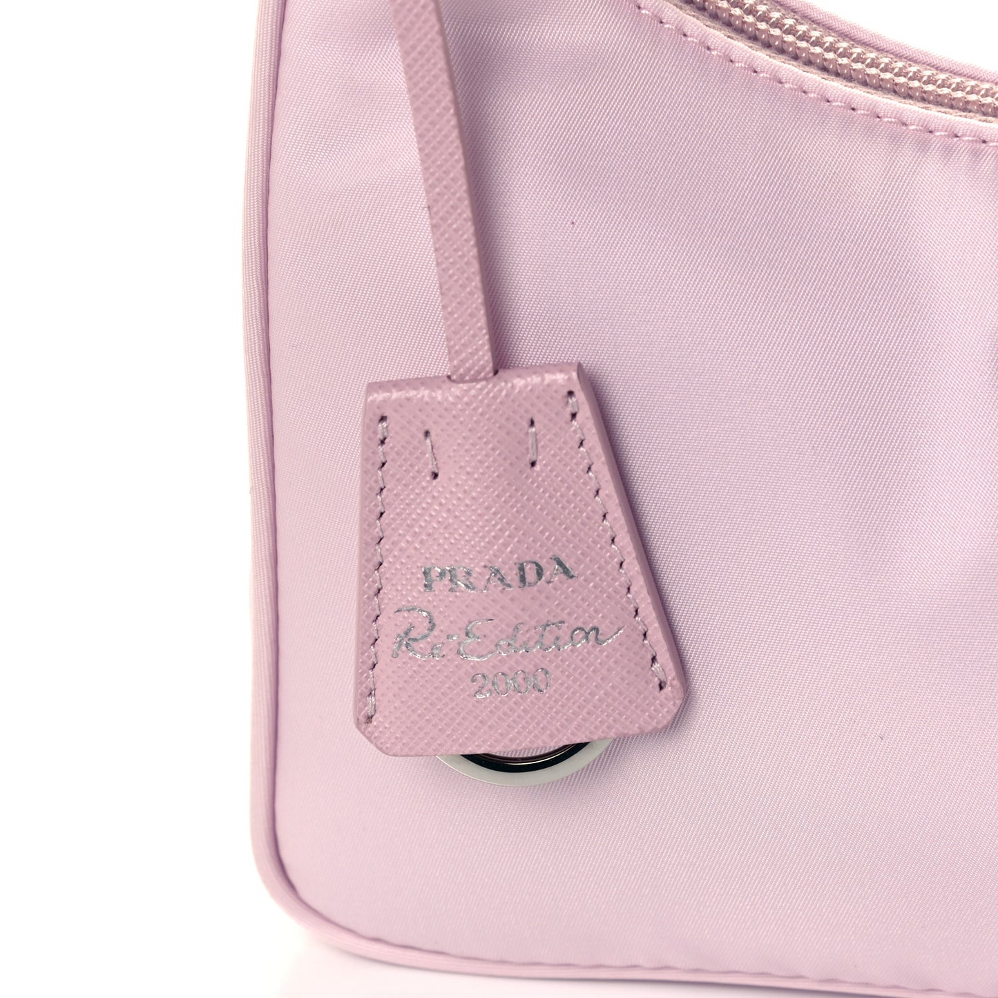 Tessuto Nylon Mini Re-Edition 2000 Bag Alabastro