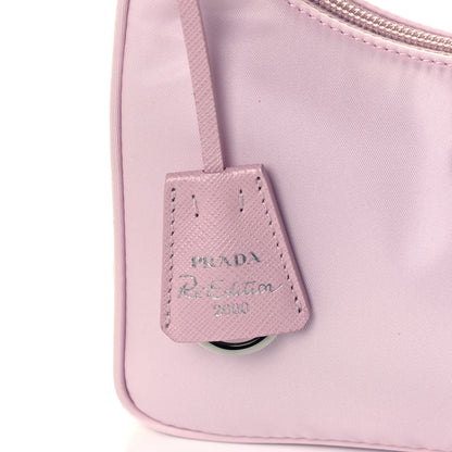 Prada Tessuto Nylon Mini Re-Edition 2000 Bag Alabastro 9 of 12